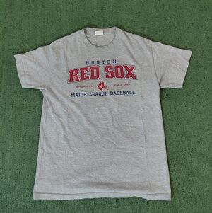 VINTAGE 2006 CSA Boston Red Sox MLB Baseball Gray T Shirt Sz Large